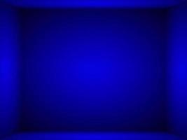 Abstract smooth blue studio room background used for product display, banner, template photo