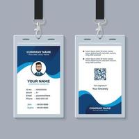 Modern Clean ID Card Template vector