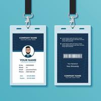 Modern and Clean ID Card Design Template vector
