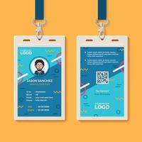 Modern Creative ID Card Template vector