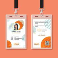 Multipurpose Office ID Card Template vector