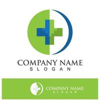 Medical health icon digital logo design vector