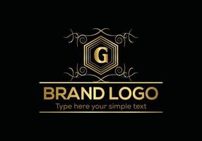 Initial Letter Luxury Logo template in vector art for Restaurant, Hotel, Heraldic, Jewelry, Fashion, and other vector illustration.