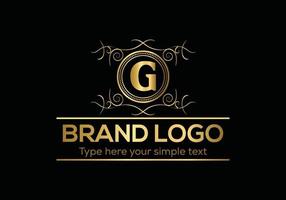 Initial Letter Luxury Logo template in vector art for Restaurant, Hotel, Heraldic, Jewelry, Fashion, and other vector illustration.