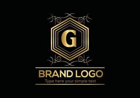 Initial Letter Luxury Logo template in vector art for Restaurant, Hotel, Heraldic, Jewelry, Fashion, and other vector illustration.