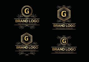 Initial Letter Luxury Logo template in vector art for Restaurant, Hotel, Heraldic, Jewelry, Fashion, and other vector illustration.