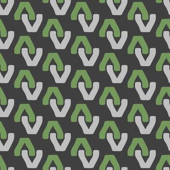 pattern design with abstract ornament motif vector