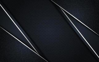 luxury dark background combination with metallic line vector
