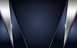 abstract dark background with glowing blue vector
