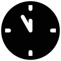 icono de reloj, tema de año nuevo vector
