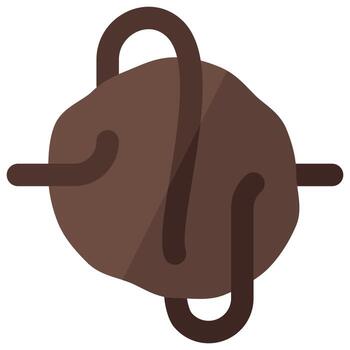icono de gusano, tema de Pascua vector