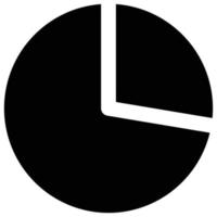 pie chart icon, Black Friday Theme vector