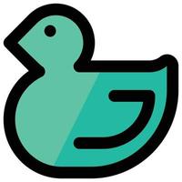 duck icon, easter Theme vector