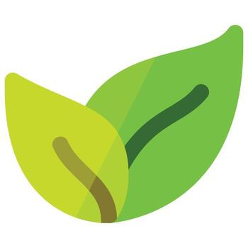 icono de hoja, tema de pascua vector