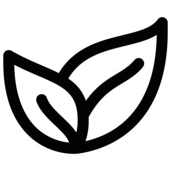 icono de hoja, tema de pascua vector