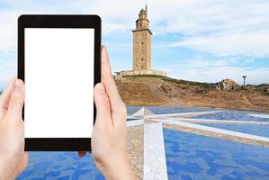 photo of lighthouse Tower of Hercules, Galicia