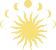 Sun Abstract vector