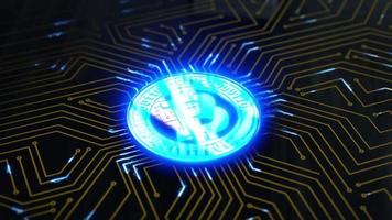 bitcoin pulse sur un circuit imprimé video