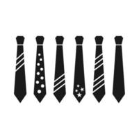 tie icon, necktie icon in trendy flat design vector