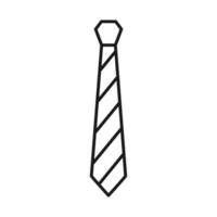 tie icon, necktie icon in trendy flat design vector