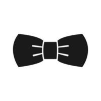 bow tie icon in trendy flat design vector