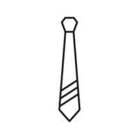 tie icon, necktie icon in trendy flat design vector