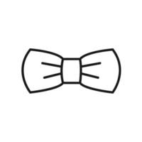 bow tie icon in trendy flat design vector