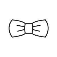 bow tie icon in trendy flat design vector