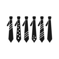 tie icon, necktie icon in trendy flat design vector