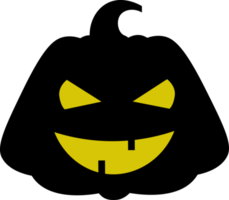 Halloween-Kürbis-Designillustration lokalisiert auf transparentem Hintergrund png