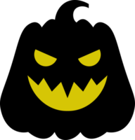 halloween pumpa design illustration isolerat på transparent bakgrund png