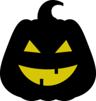 ilustração de design de abóbora de halloween isolada em fundo transparente png