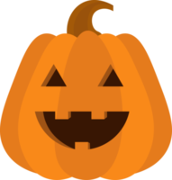 illustration de conception de citrouille d'halloween isolée sur fond transparent png