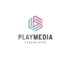 Media Play Logo vector