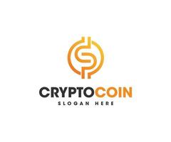 Crypto Currency Logo vector