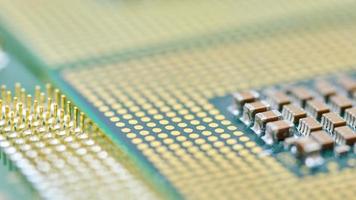 CPU, central processor unit, isolated background. photo
