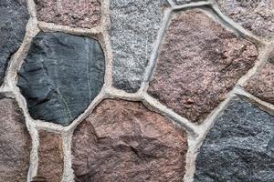 Masonry stone abstract texture on ancient foundation of cathedral. Old tile pattern.