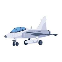 Download isometric icon of aircraft vector