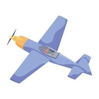 Download isometric icon of aircraft vector