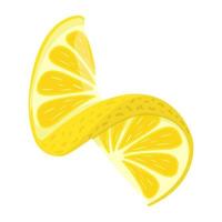 Modern flat illustration of lemon vector