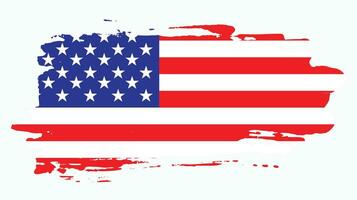 Professional USA texture flag vector