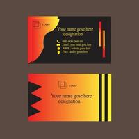 Business Card Design Templet vector