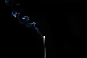 White smoke on black background for layer overlay effect. A realistic smoke or fog effect for photo and video manipulation effect and mystery design theme