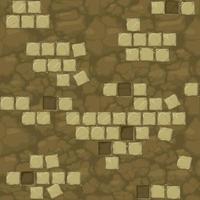 Seamless ground texture with old stone tiles vector