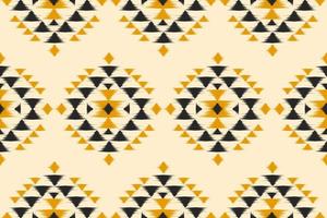 Fabric ethnic ikat pattern art. Geometric ethnic ikat seamless pattern in tribal. Indian style. vector
