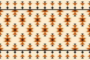 Carpet ethnic ikat pattern art. Geometric ethnic ikat seamless pattern in tribal. Mexican style. vector
