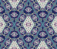 Colorful aztec pattern. Navajo pattern. Ethnic colorful patchwork aztec navajo diamond shape seamless pattern background. Use for fabric, interior decoration elements, upholstery, wrapping. vector