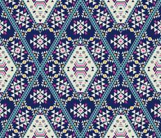 Colorful aztec pattern. Navajo pattern. Ethnic colorful patchwork aztec navajo diamond shape seamless pattern background. Use for fabric, interior decoration elements, upholstery, wrapping. vector