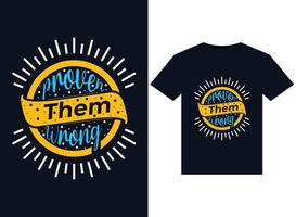 Proven them wrong illustrations for print-ready T-Shirts designt vector