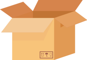 cardboard boxes carton collection png